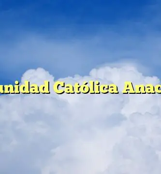Comunidad Católica Anaconda