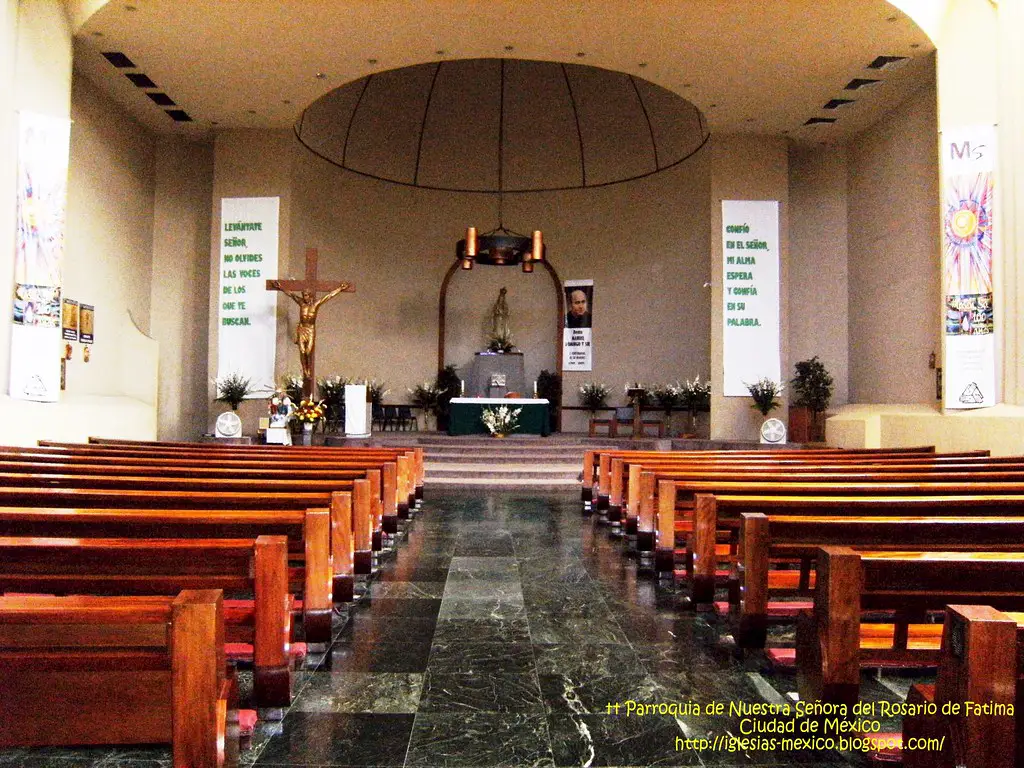 Parroquia Nuestra Señora del Rosario de Fátima -Arquidiócesis de México -  Horarios de misas en Mexico